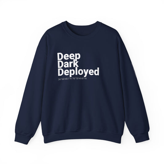 Deep Dark Deployed Sweatshirt | Norfolk Coordinates Gildan 18000