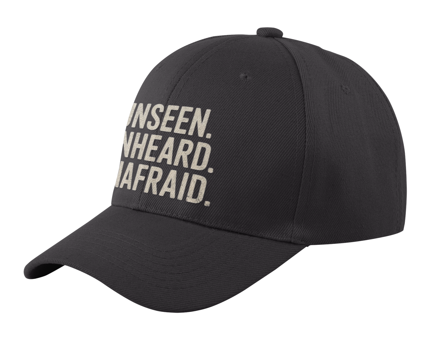 Unseen. Unheard. Unafraid. Submariner Dad Cap | Silent Service Embroidered Naval Coordinate Hat