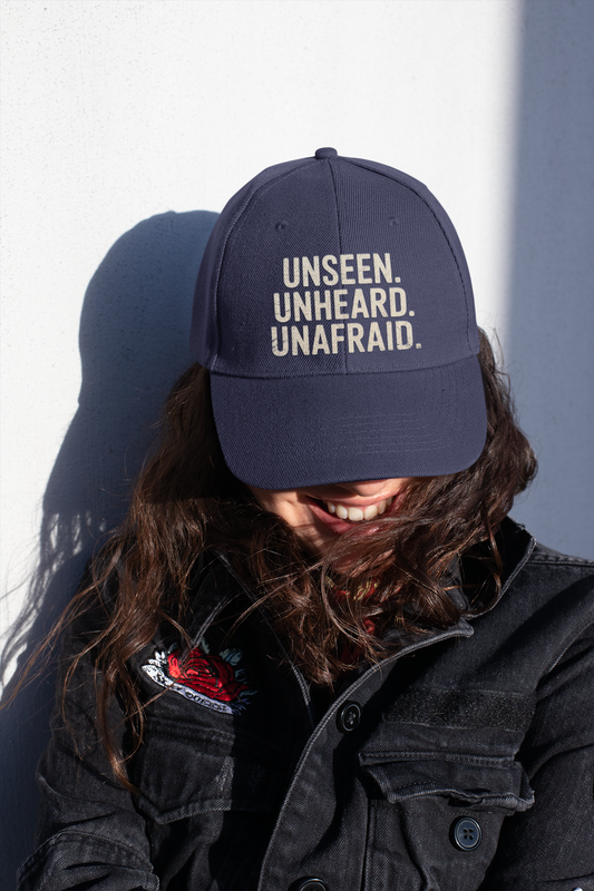 Unseen. Unheard. Unafraid.
Silent Service Embroidered Dad Cap | Naval Base Coordinate Edition
