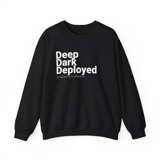 Deep Dark Deployed Sweatshirt | Norfolk Coordinates Gildan 18000