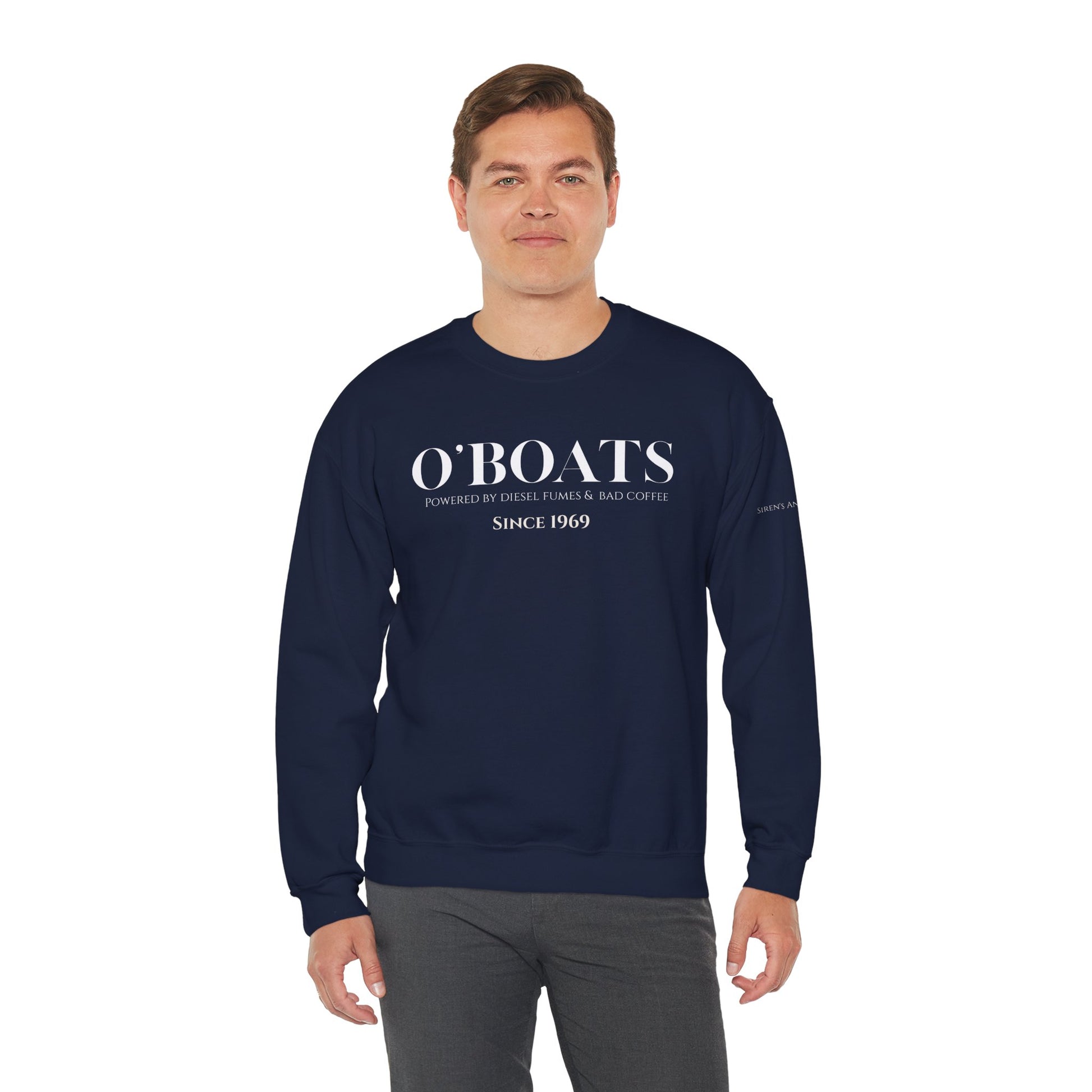 O'Boats Submariner Sweatshirt | Powered by Diesel Fumes & Bad Coffee | Silent Service |