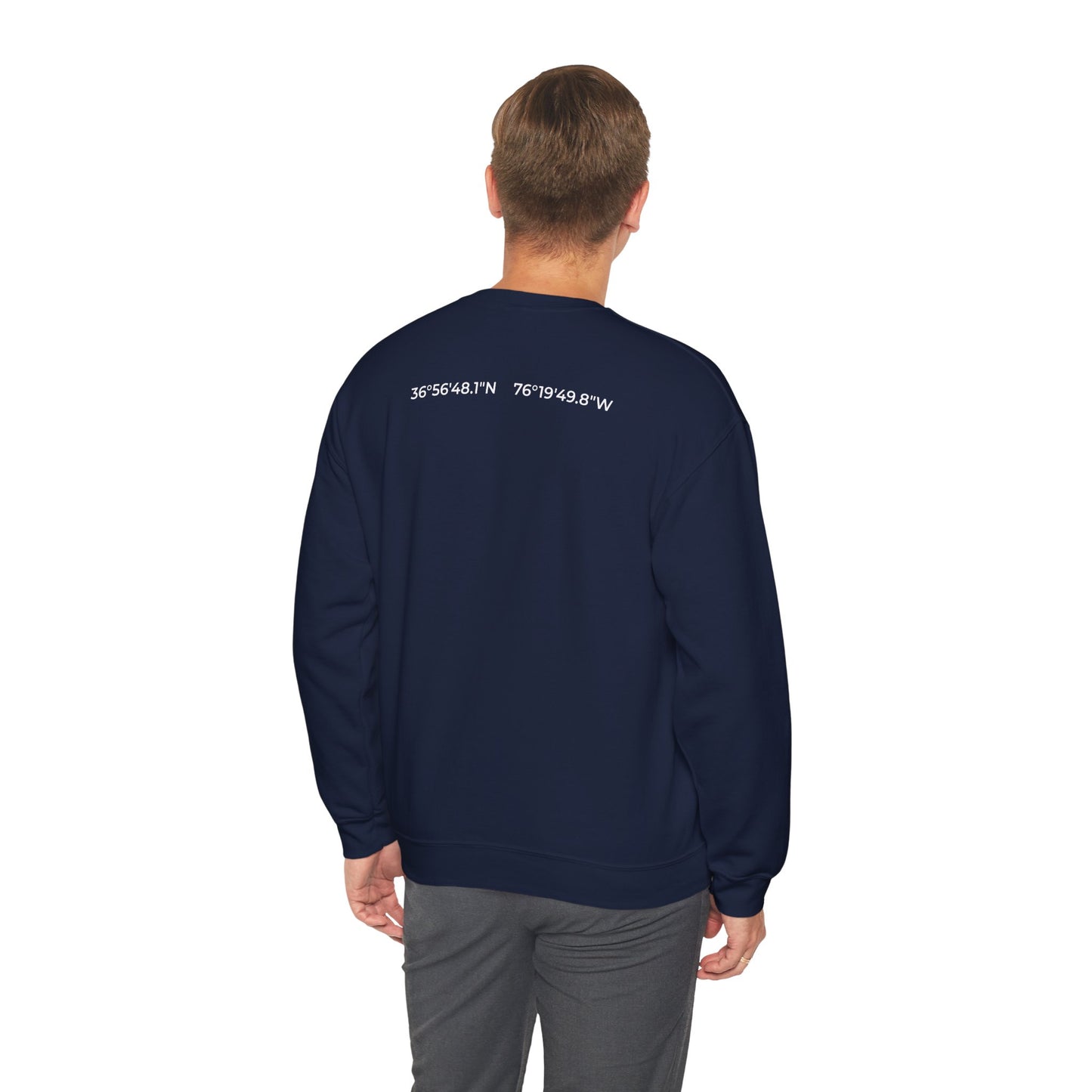 Deep Dark Deployed Sweatshirt | Norfolk Coordinates Gildan 18000