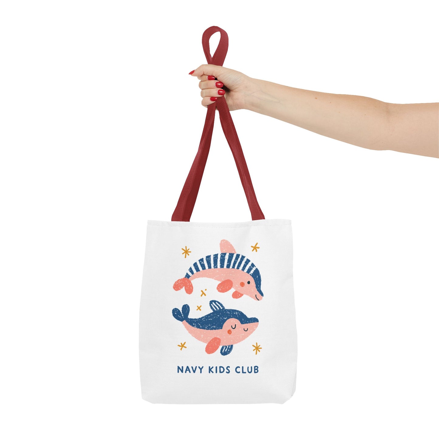 Kids Earn Their Dolphins Too — Tote Bag Navy Kids Club | Nautical heritage gift | Submariner family apparel