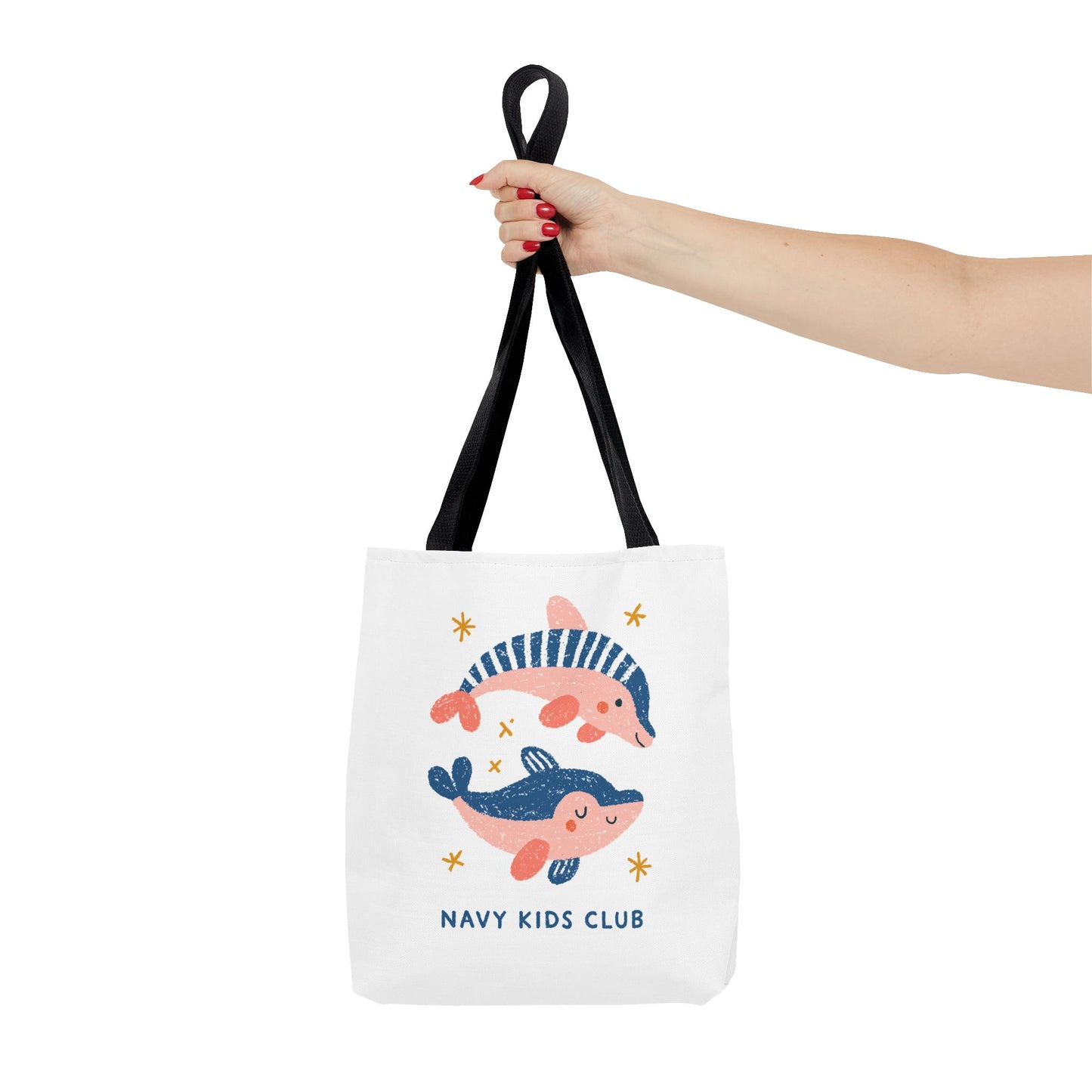 Kids Earn Their Dolphins Too — Tote Bag Navy Kids Club | Nautical heritage gift | Submariner family apparel