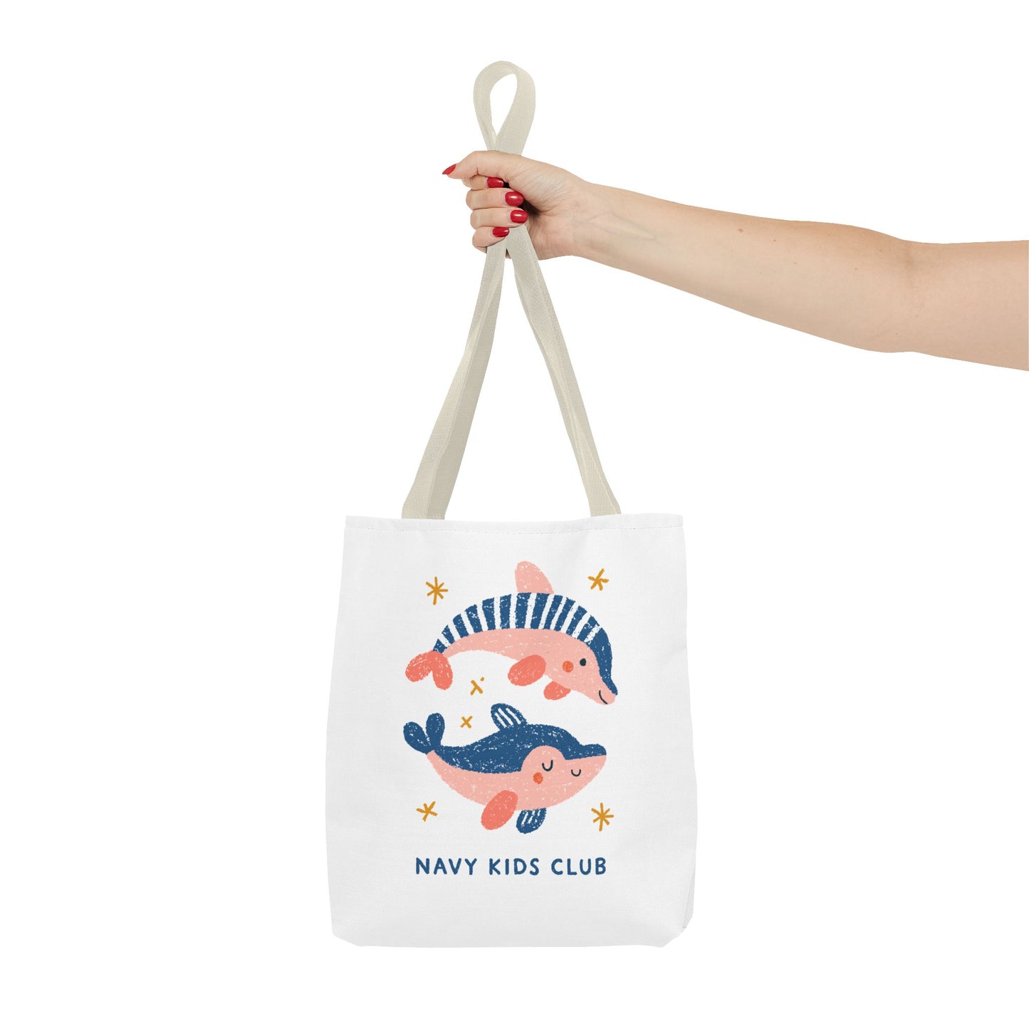 Kids Earn Their Dolphins Too — Tote Bag Navy Kids Club | Nautical heritage gift | Submariner family apparel