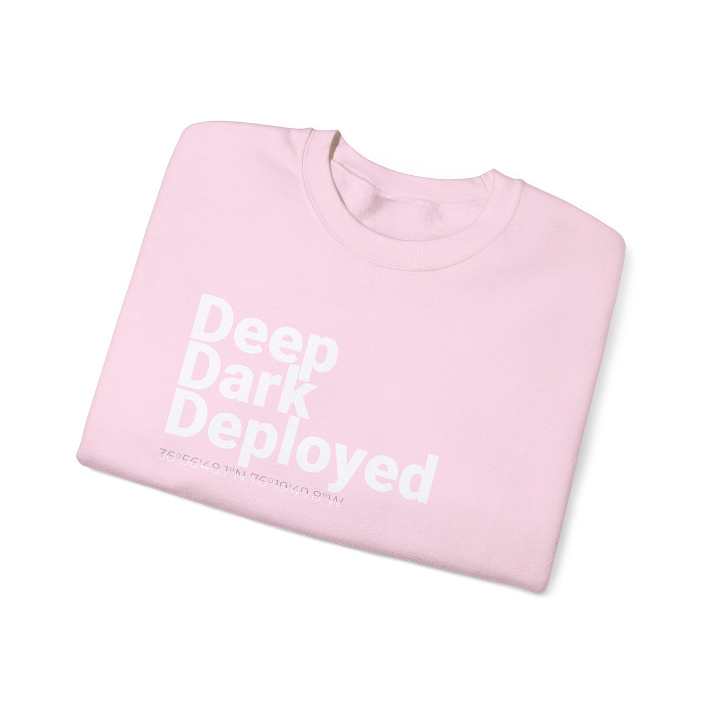 Deep Dark Deployed Sweatshirt | Norfolk Coordinates Gildan 18000