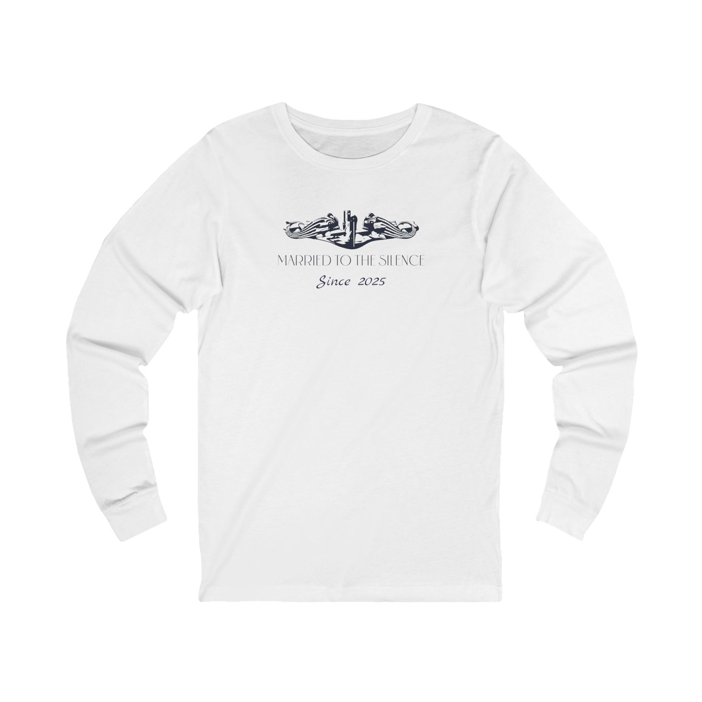 Married to the Silence USA Dolphins| Unisex Long-Sleeve Submariner Shirt