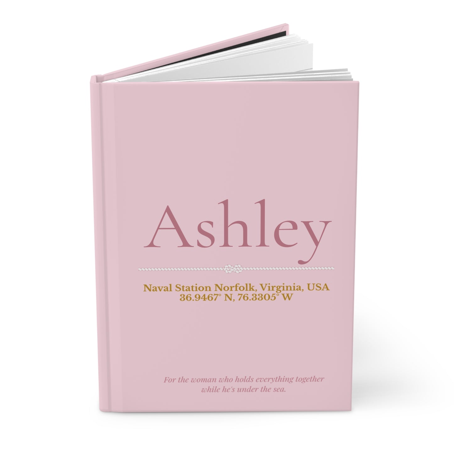Personalised Naval Station Norfolk Deployment Journal