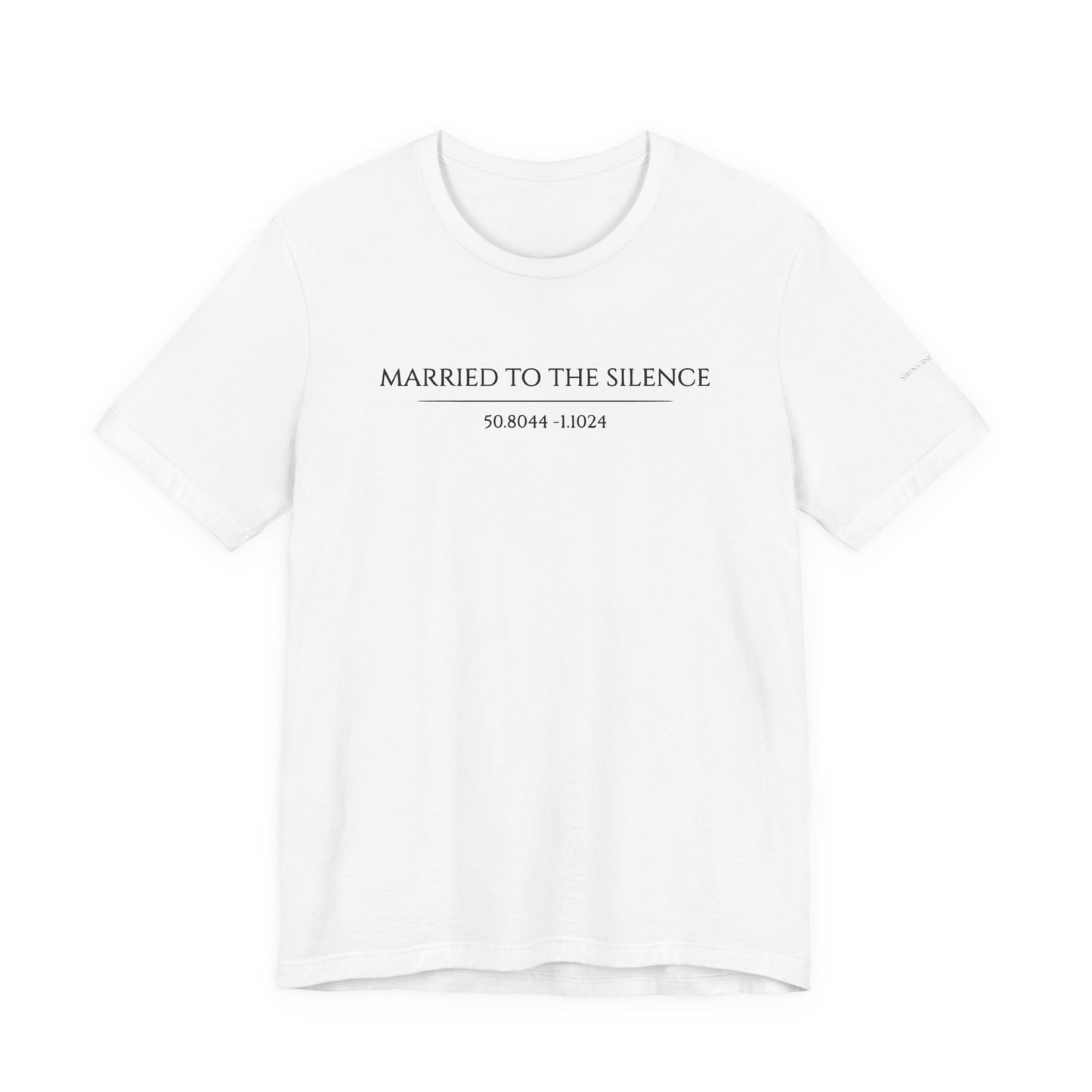 Married to the Silence — Submariner Wife T-Shirt 
