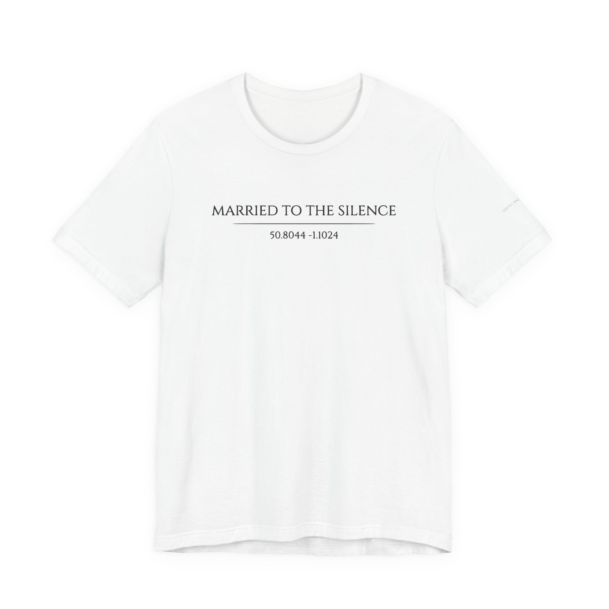 Married to the Silence — Submariner Wife T-Shirt 