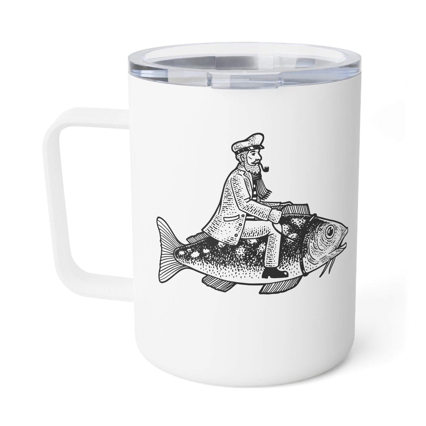 Fisherman Insulated Coffee Mug, 10oz