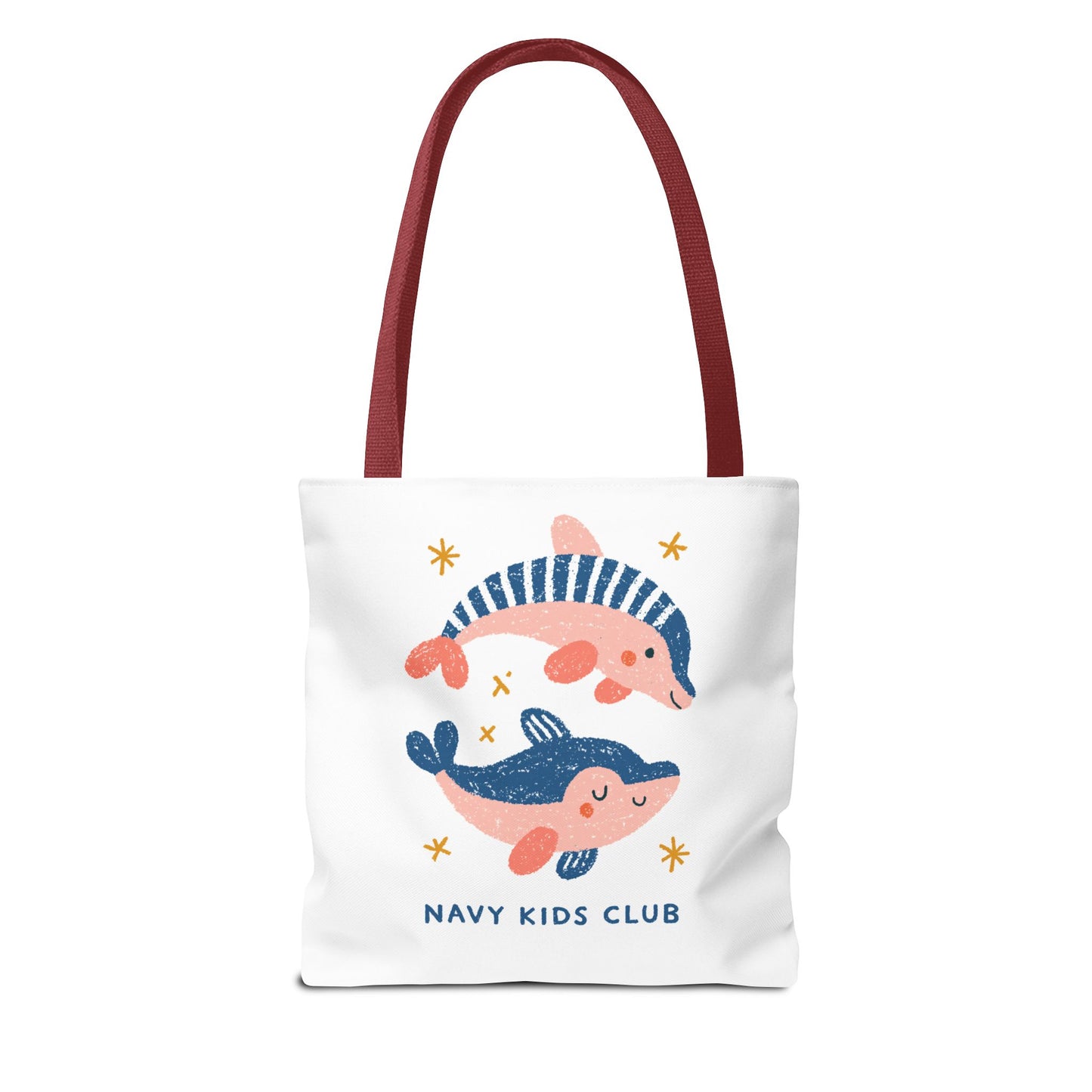 Kids Earn Their Dolphins Too — Tote Bag Navy Kids Club | Nautical heritage gift | Submariner family apparel
