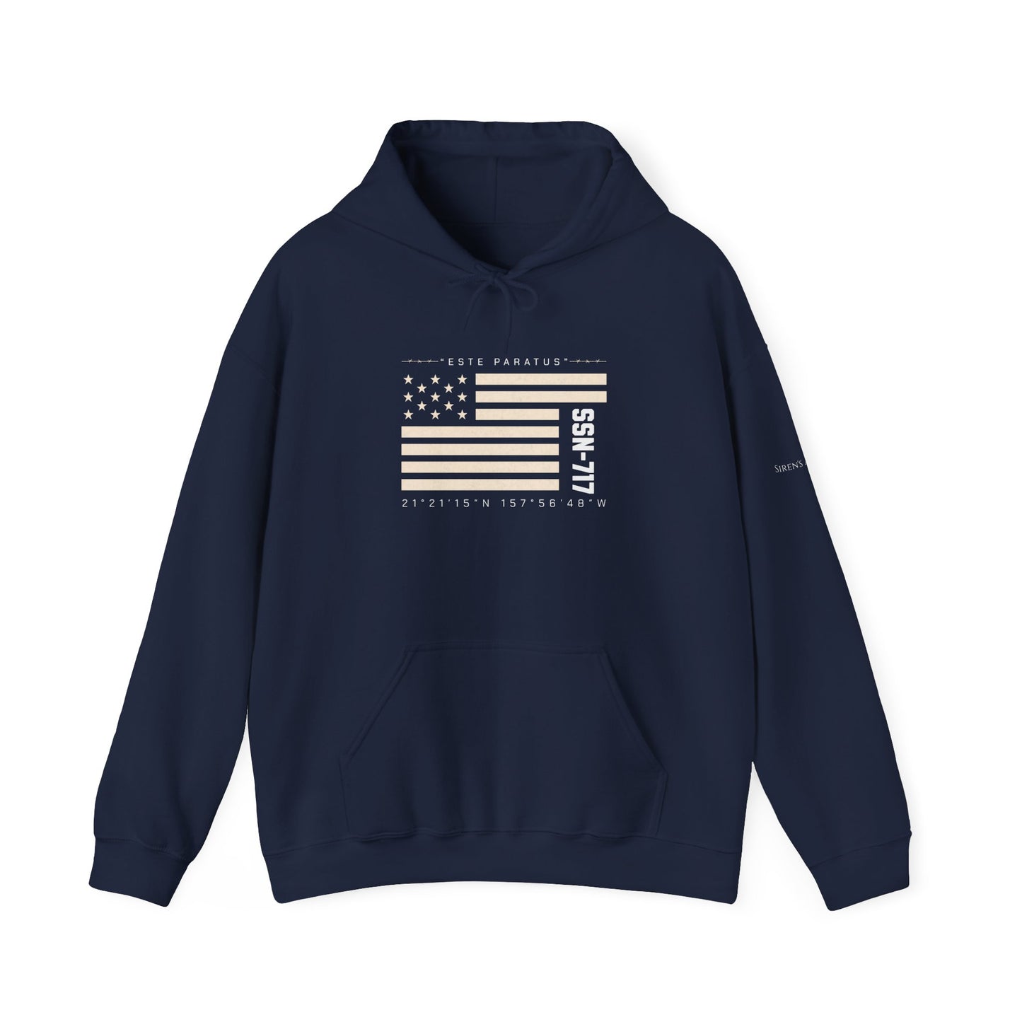 SSN-717 USS Olympia | Este Paratus | Silent Service Submariner Hoodie