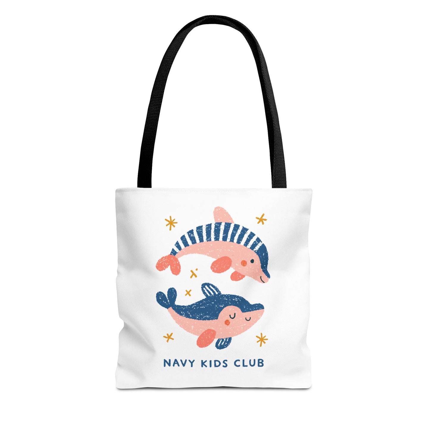 Kids Earn Their Dolphins Too — Tote Bag Navy Kids Club | Nautical heritage gift | Submariner family apparel