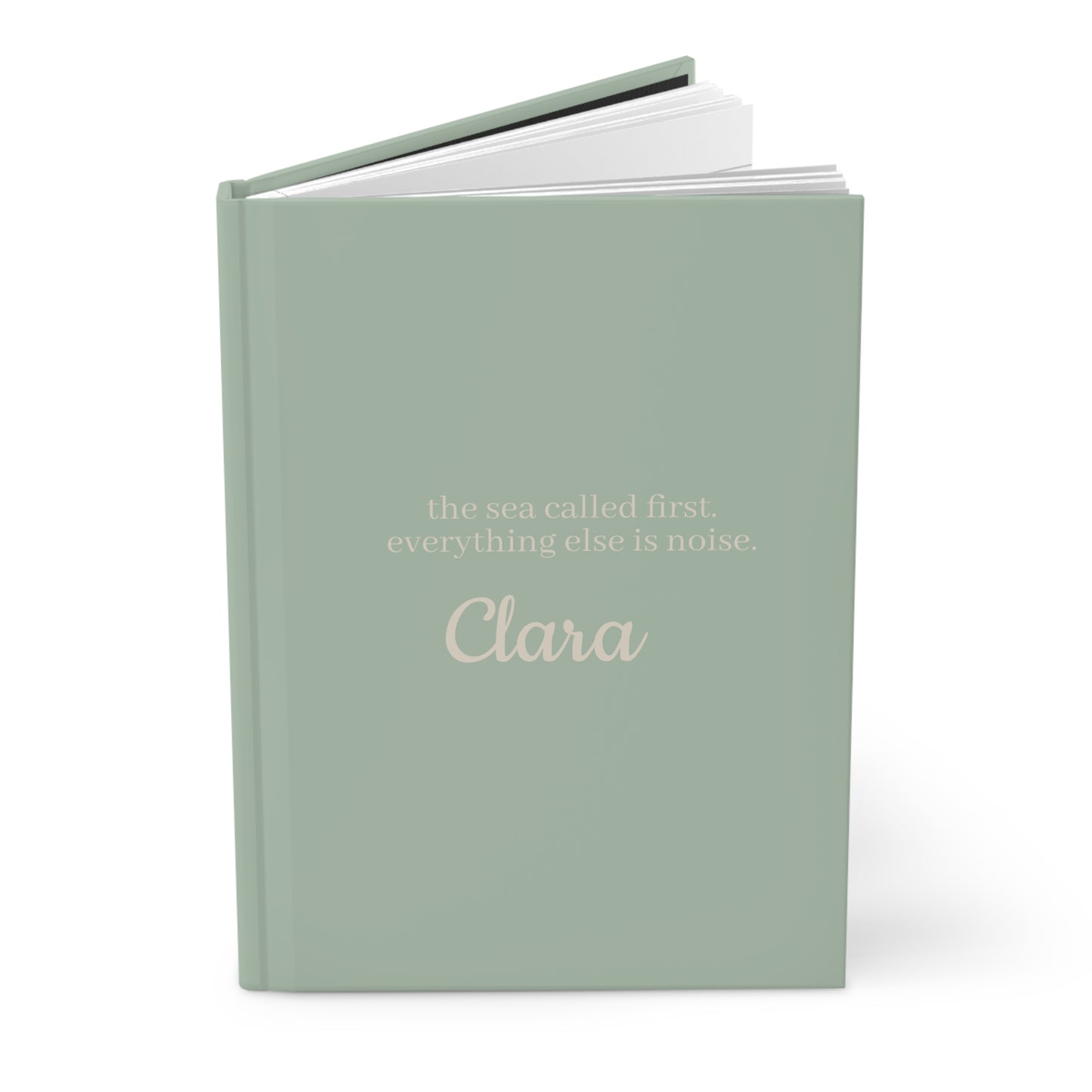 The Sea Called First Personalised Journal, Ocean Lover Gift,  Thalassophile Notebook, Custom Name Journal, Coastal Women's Gift
