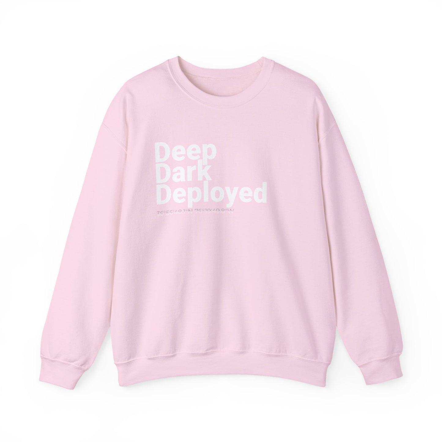 Deep Dark Deployed Sweatshirt | Norfolk Coordinates Gildan 18000