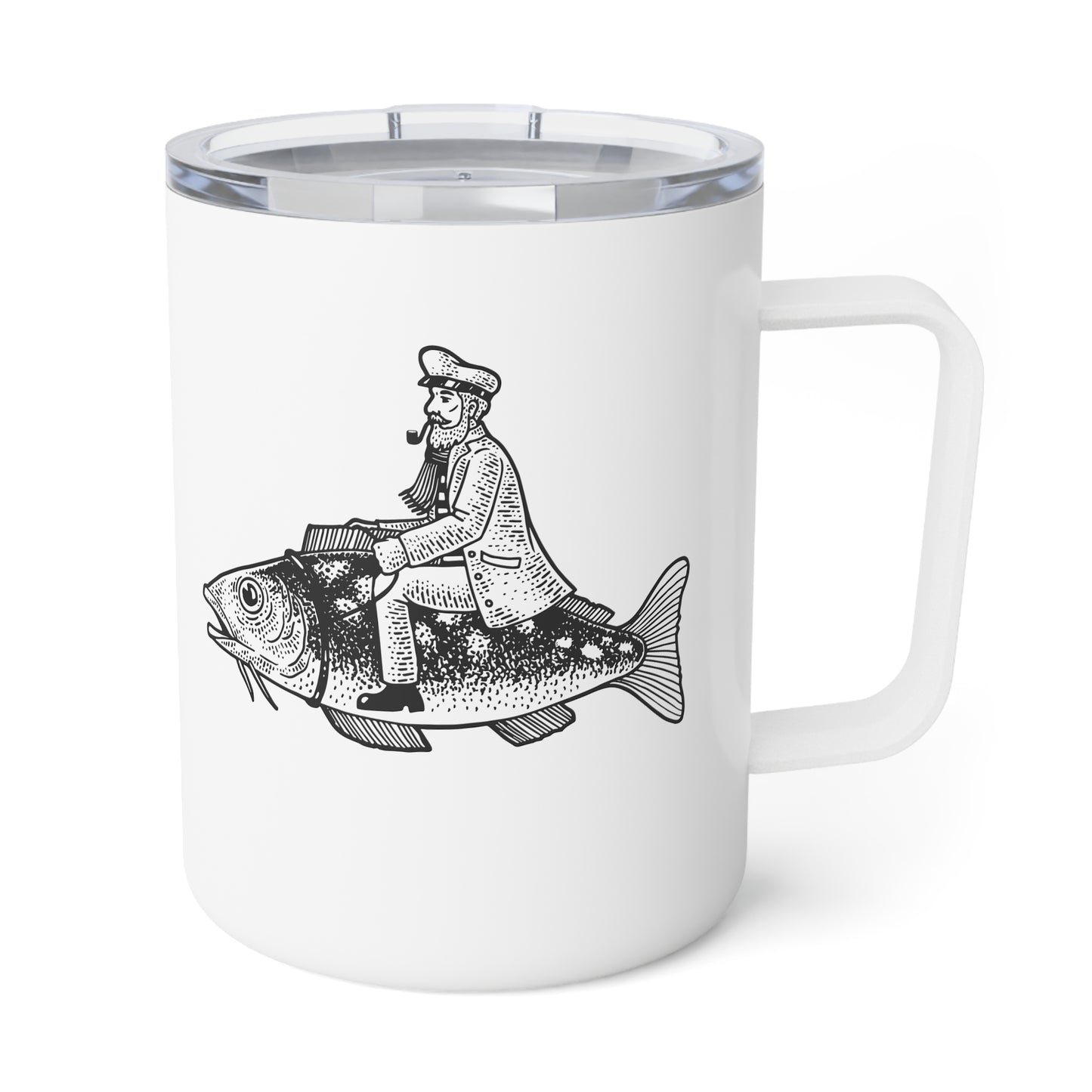 Fisherman Insulated Coffee Mug, 10oz