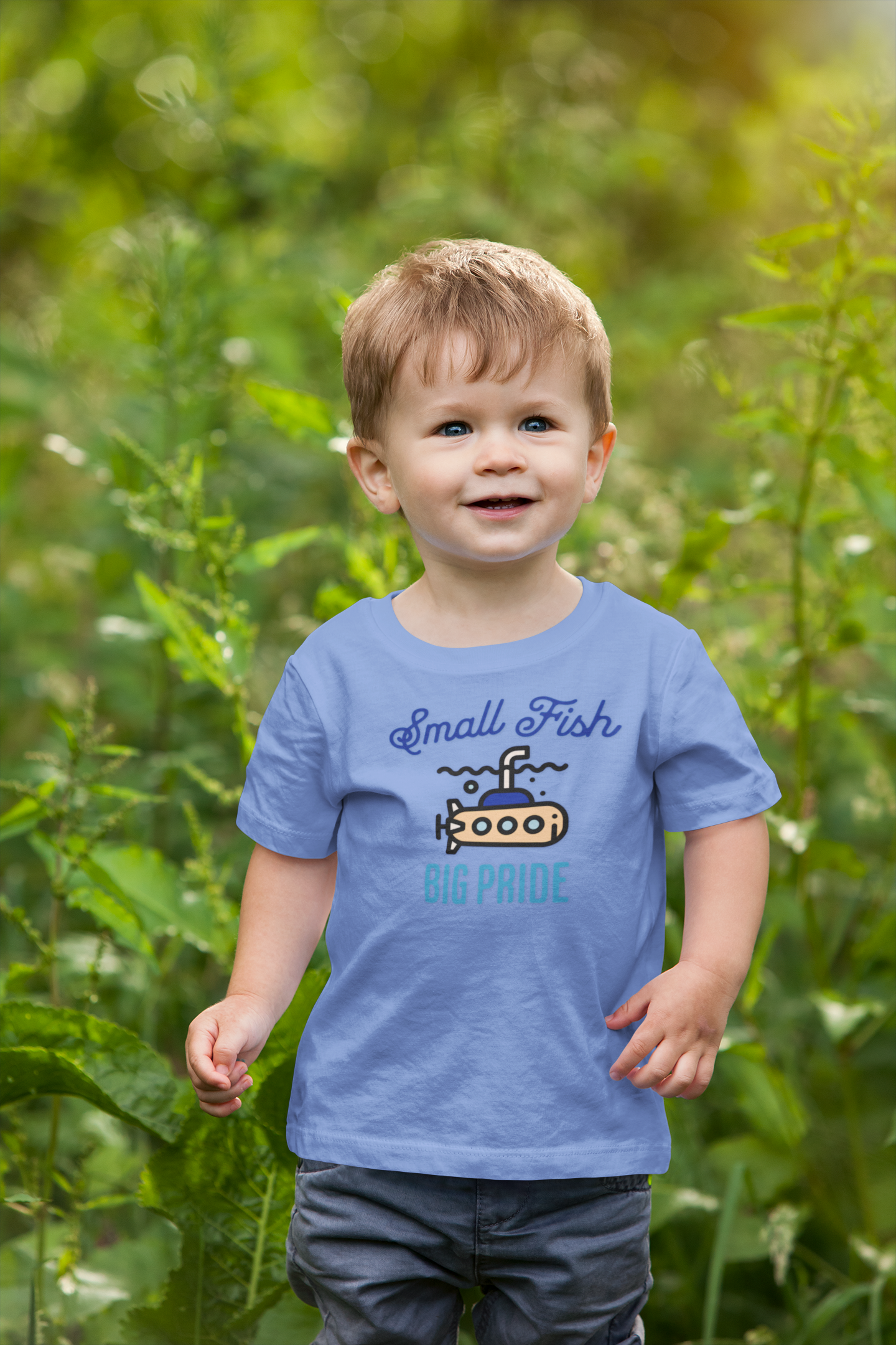 Small Fish, Big Pride — Toddler T-Shirt | Silent Service Kids Tee