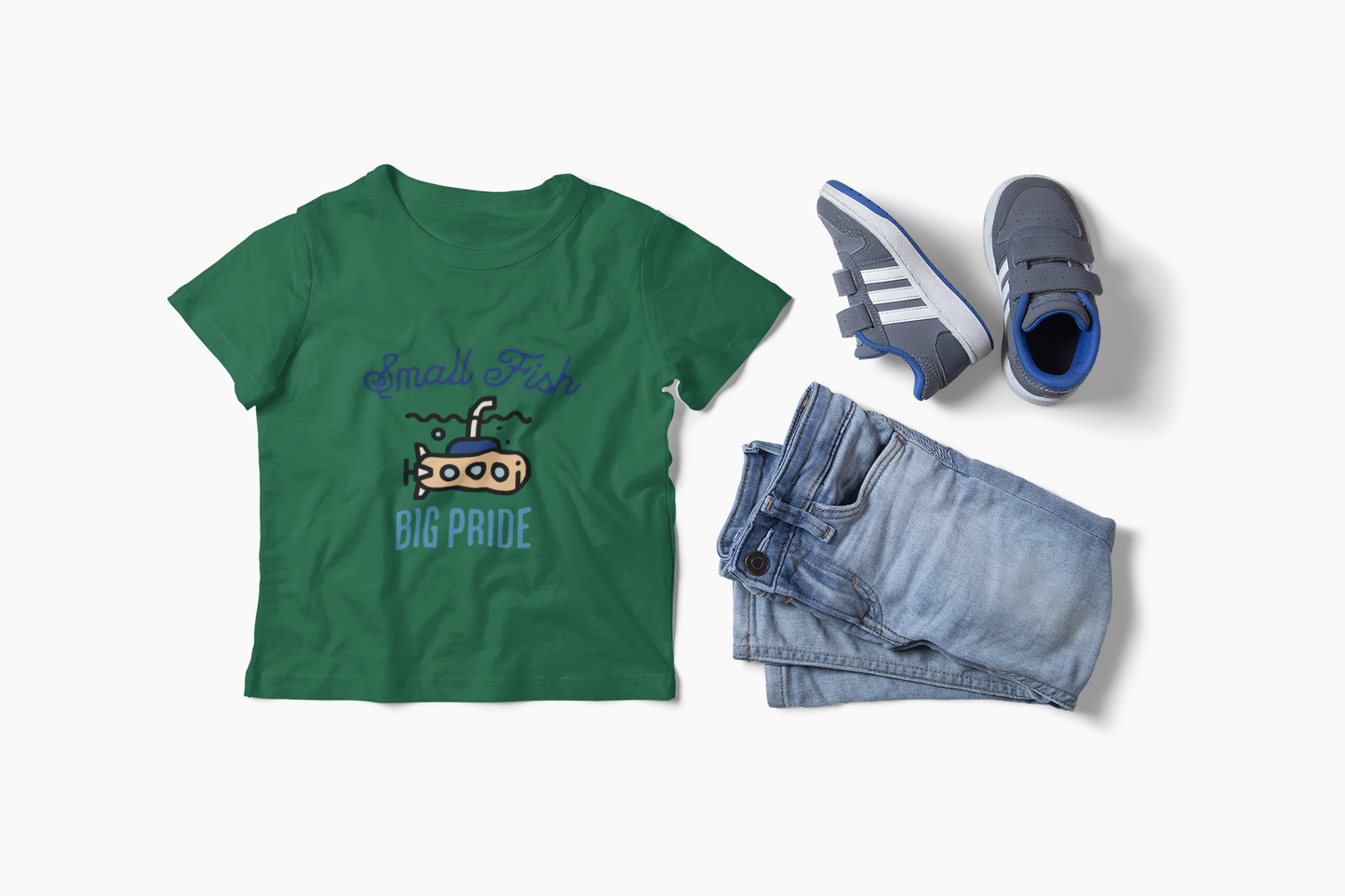 Small Fish, Big Pride — Toddler T-Shirt | Silent Service Kids Tee
