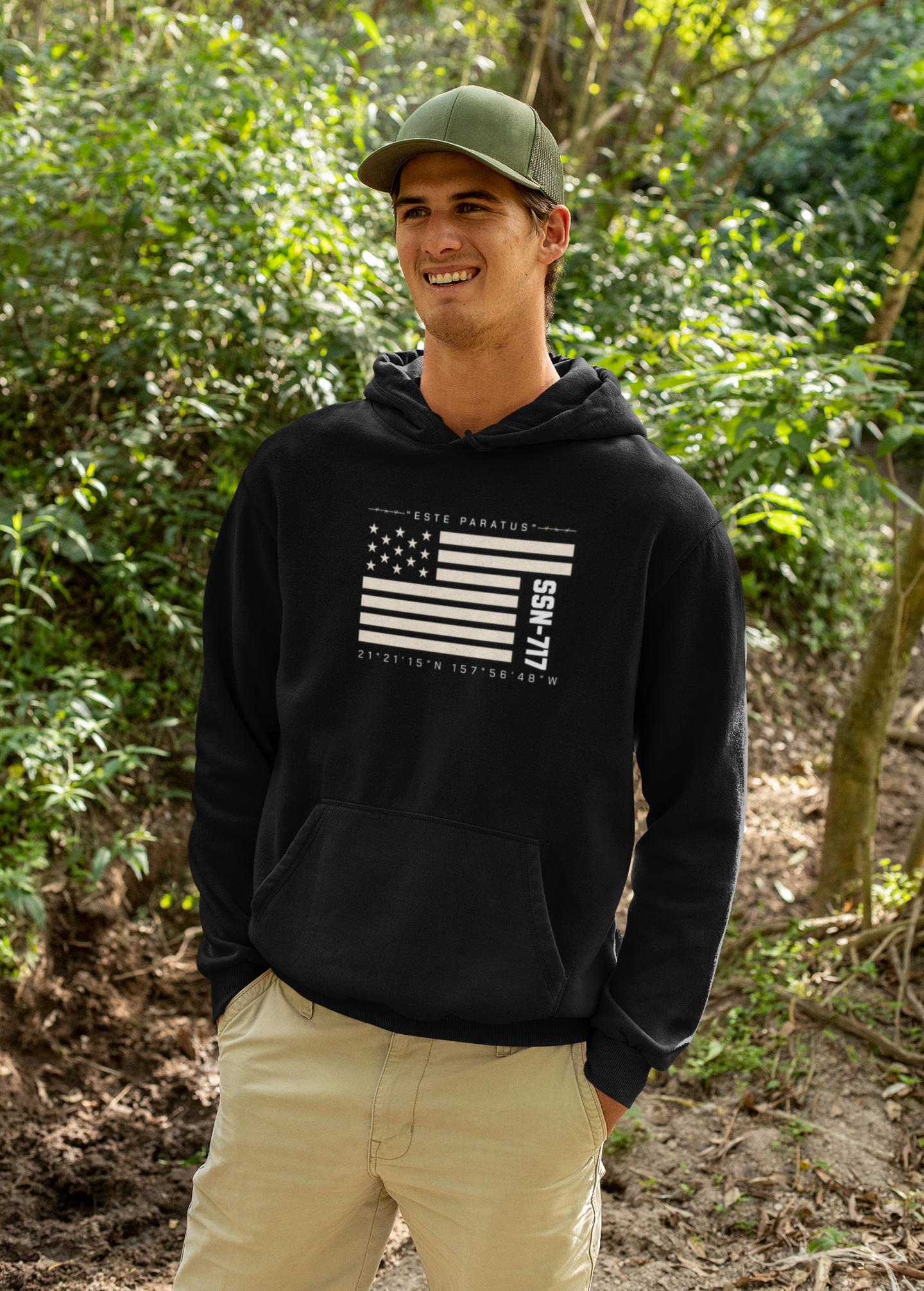 SSN-717 USS Olympia | Este Paratus | Silent Service Submariner Hoodie