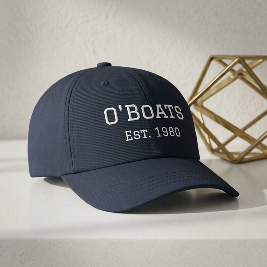 O'Boats | Embroidered Personalised Naval Base Heritage Hat | Silent Service| Submariner dad caps.
