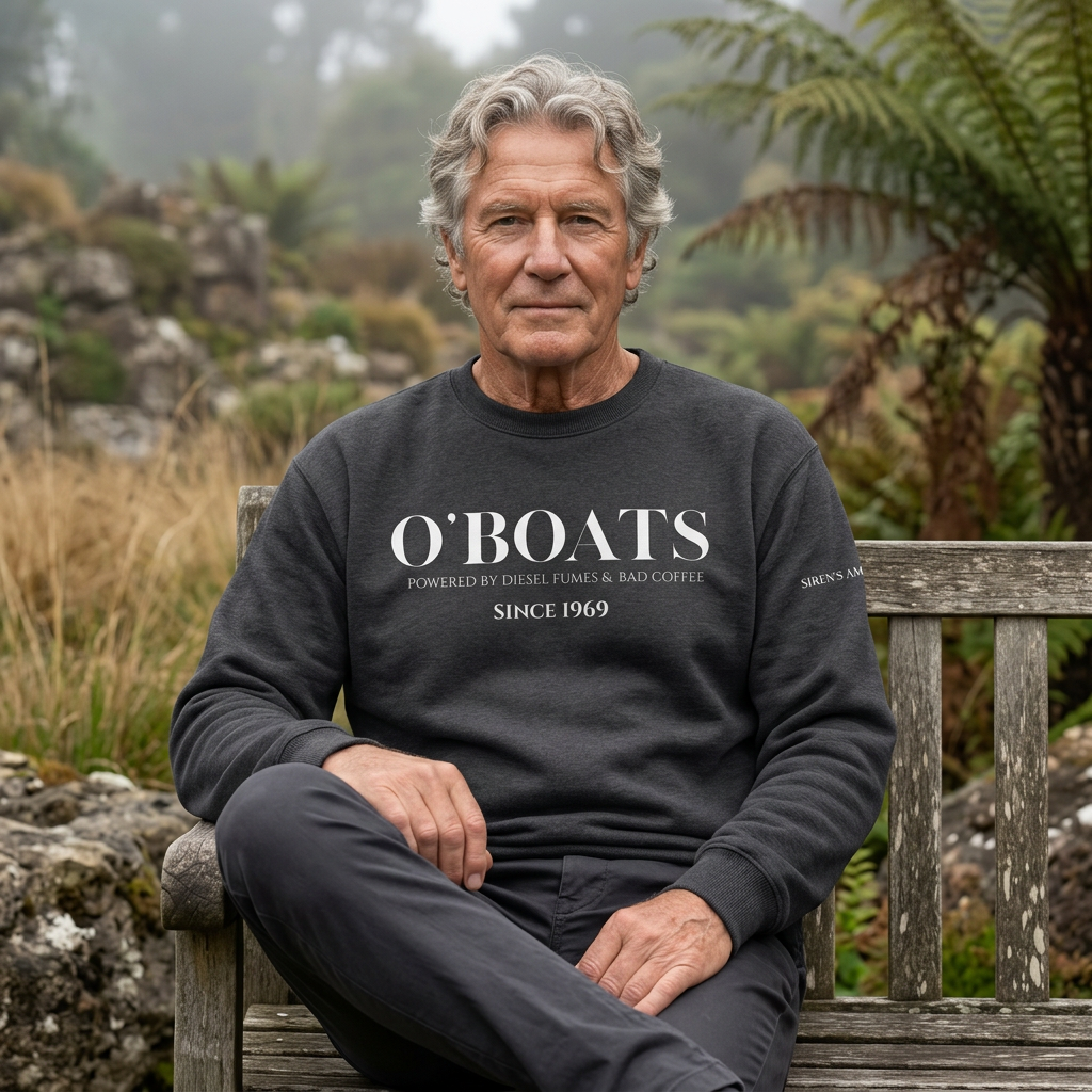 O'Boats Submariner Sweatshirt | Powered by Diesel Fumes & Bad Coffee | Silent Service |