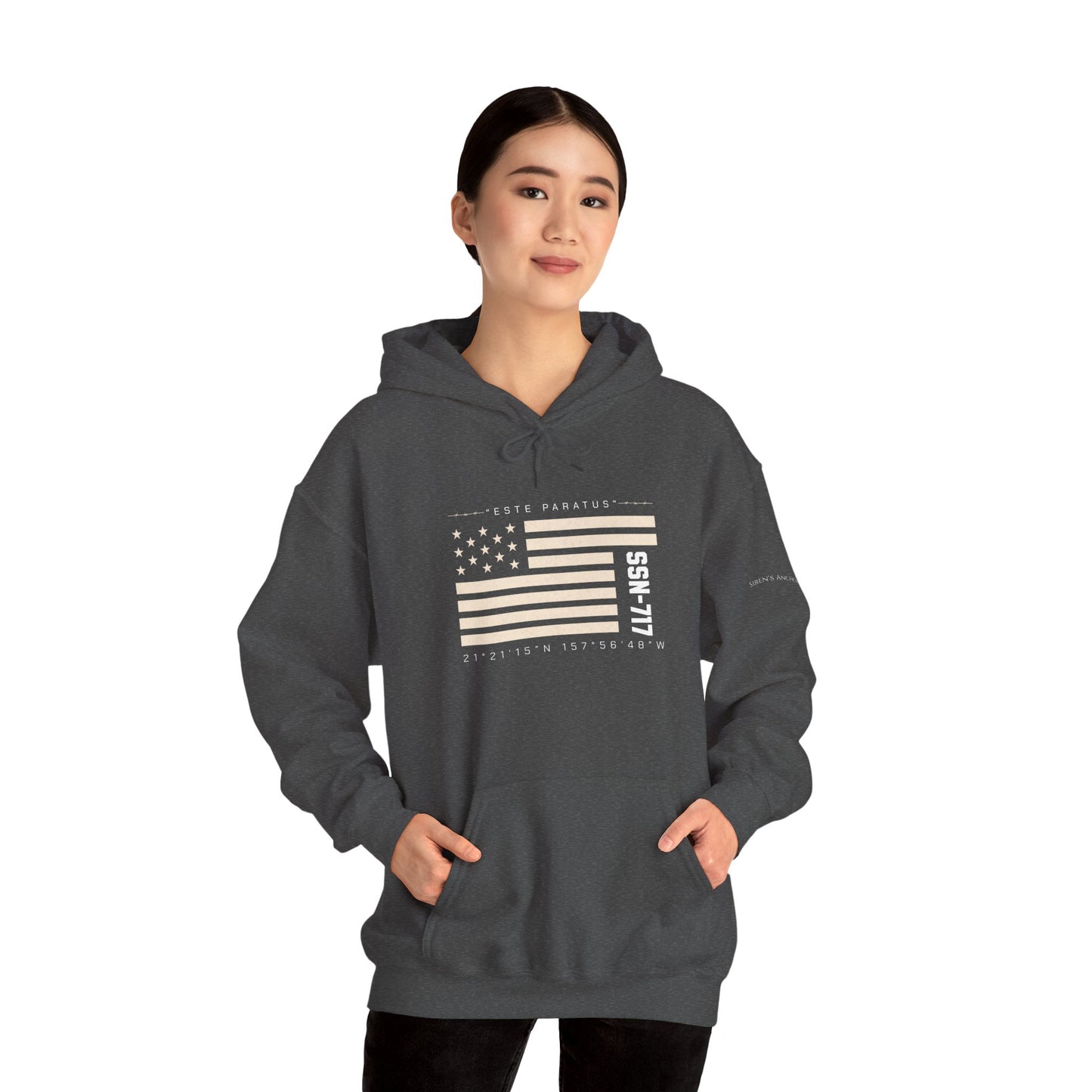 SSN-717 USS Olympia | Este Paratus | Silent Service Submariner Hoodie