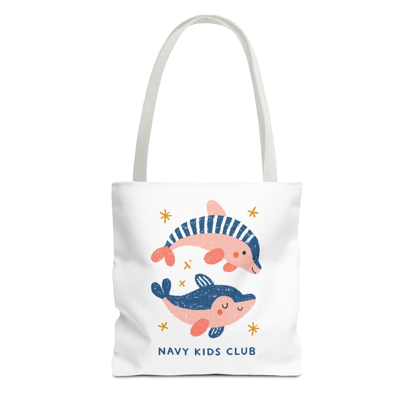 Kids Earn Their Dolphins Too — Tote Bag Navy Kids Club | Nautical heritage gift | Submariner family apparel