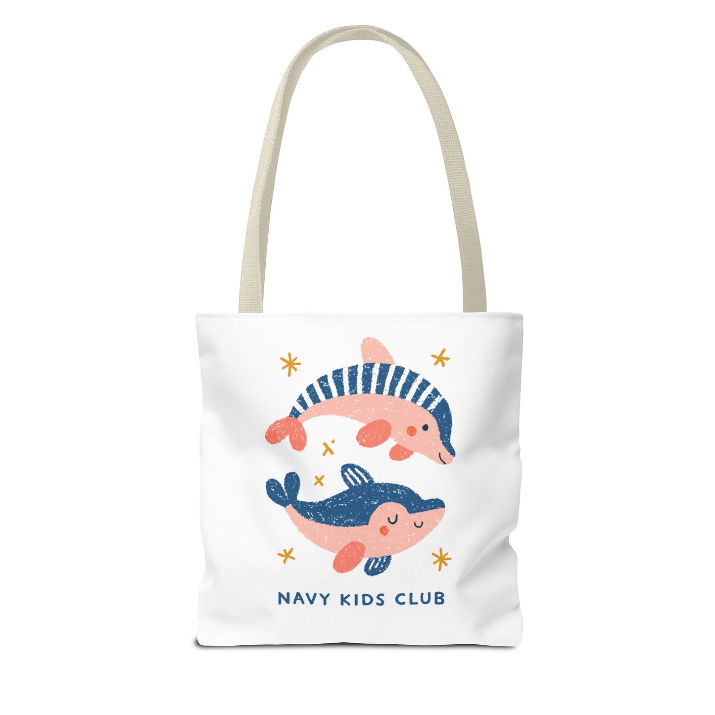 Kids Earn Their Dolphins Too — Tote Bag Navy Kids Club | Nautical heritage gift | Submariner family apparel