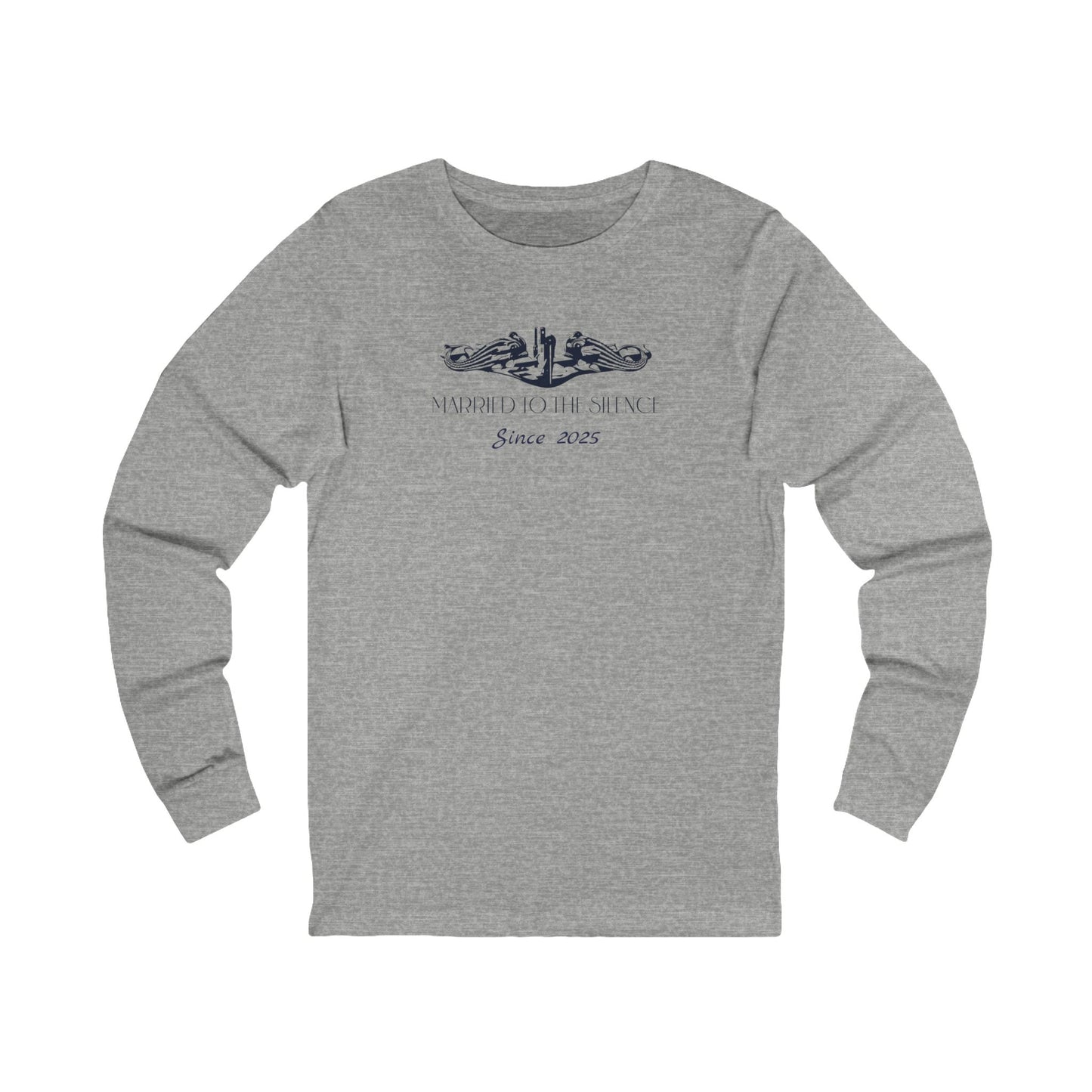 Married to the Silence USA Dolphins| Unisex Long-Sleeve Submariner Shirt