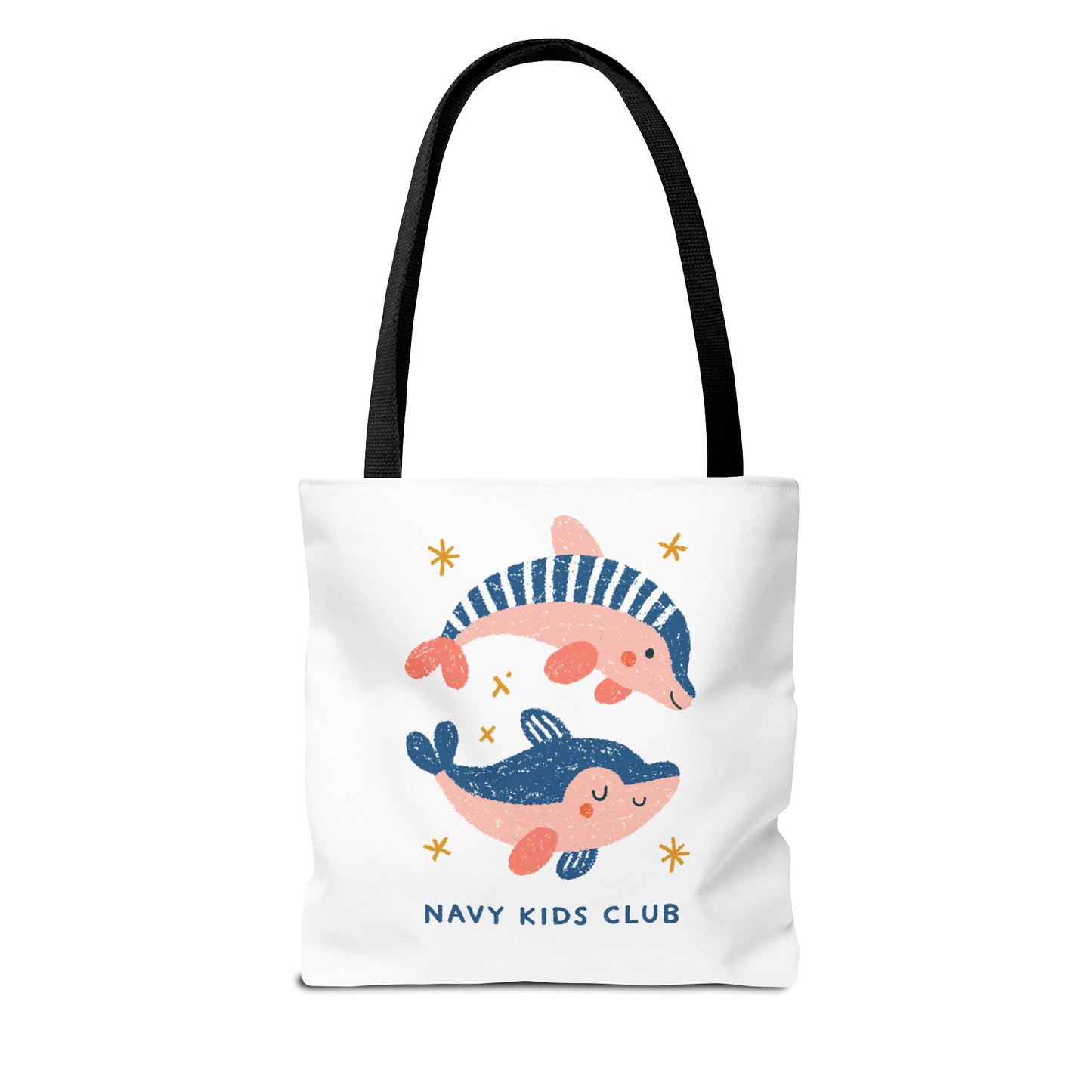 Kids Earn Their Dolphins Too — Tote Bag Navy Kids Club | Nautical heritage gift | Submariner family apparel