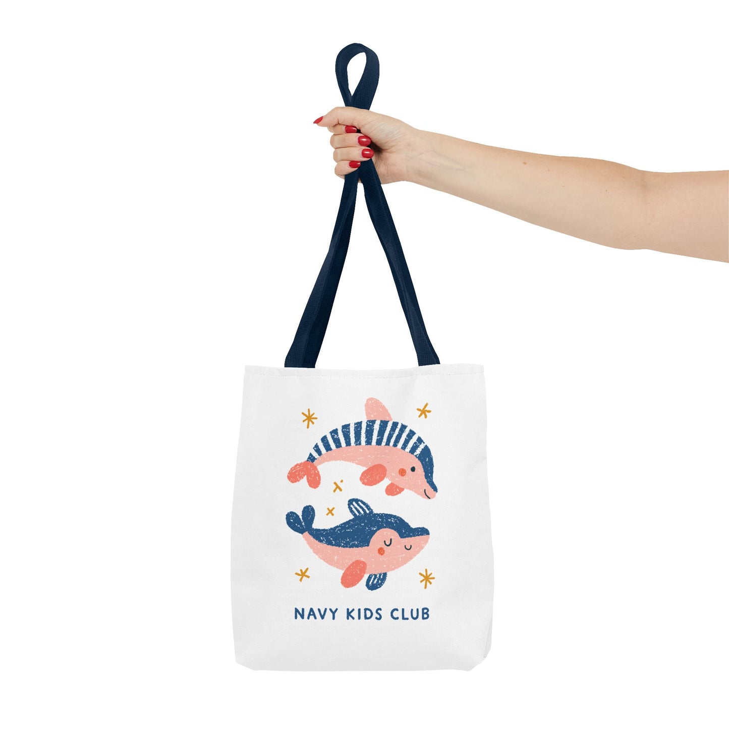 Kids Earn Their Dolphins Too — Tote Bag Navy Kids Club | Nautical heritage gift | Submariner family apparel