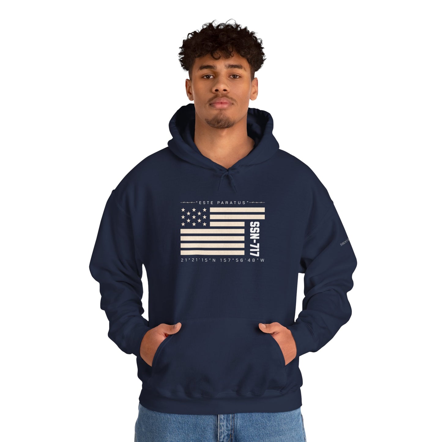 SSN-717 USS Olympia | Este Paratus | Silent Service Submariner Hoodie