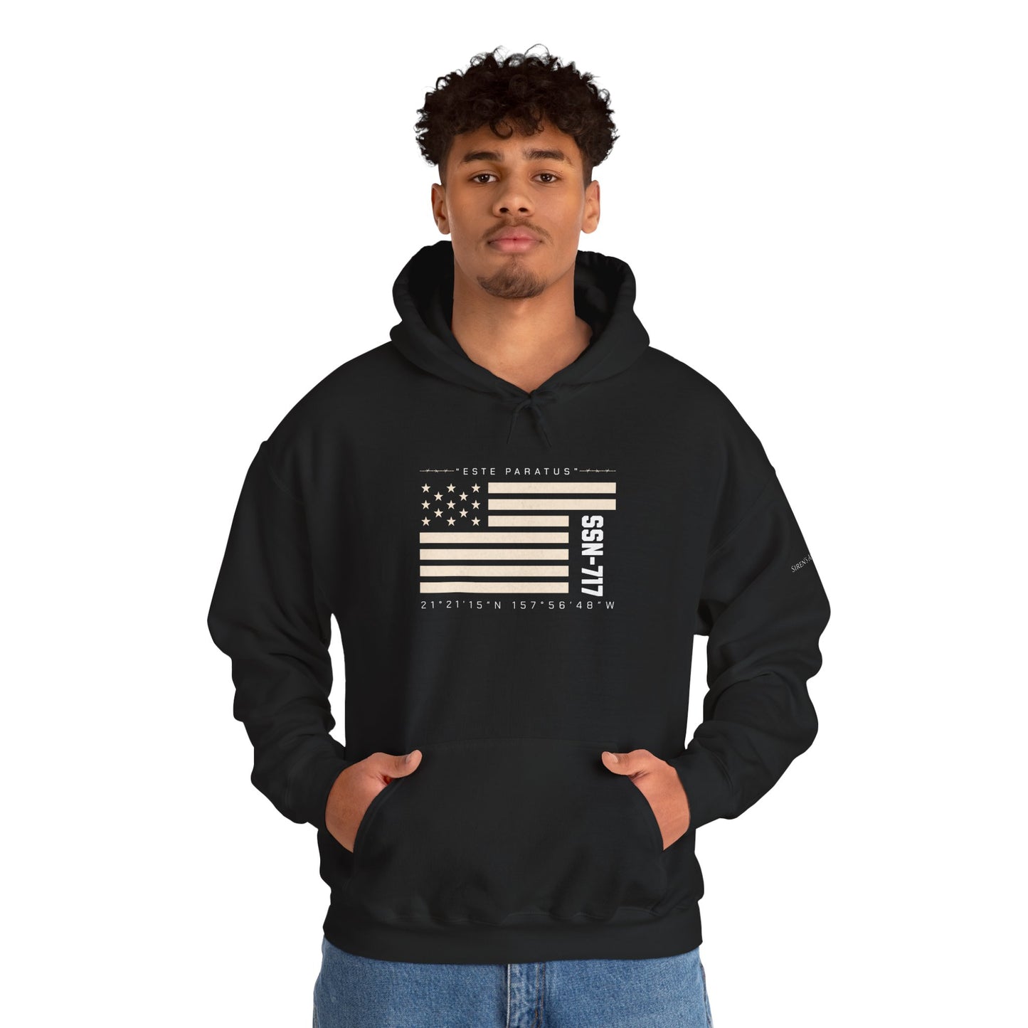 SSN-717 USS Olympia | Este Paratus | Silent Service Submariner Hoodie