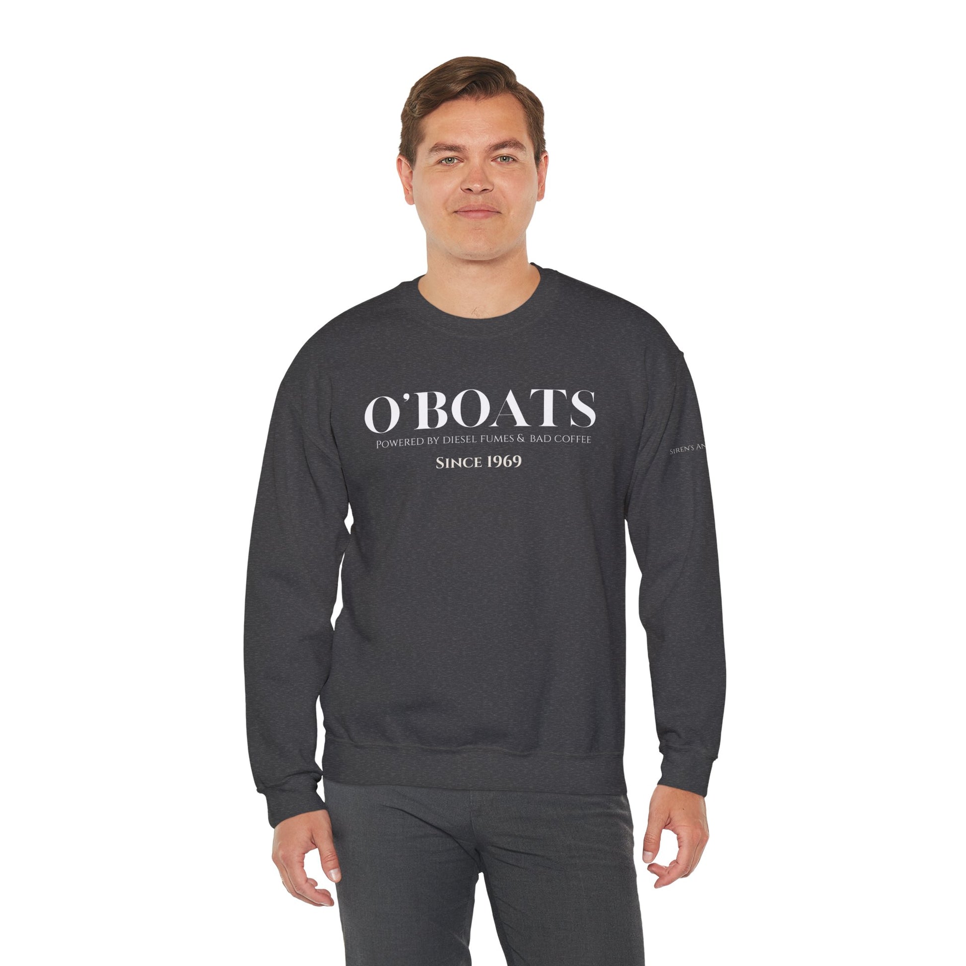 O'Boats Submariner Sweatshirt | Powered by Diesel Fumes & Bad Coffee | Silent Service |