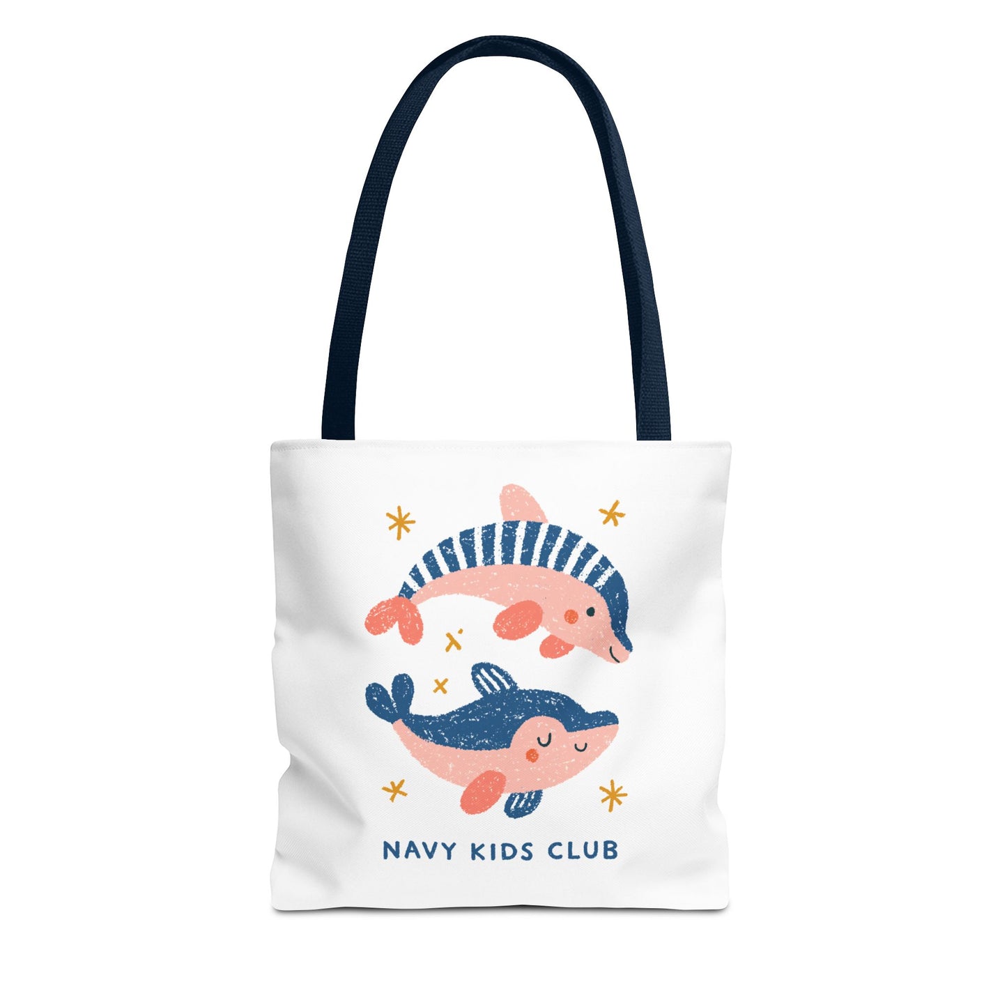 Kids Earn Their Dolphins Too — Tote Bag Navy Kids Club | Nautical heritage gift | Submariner family apparel