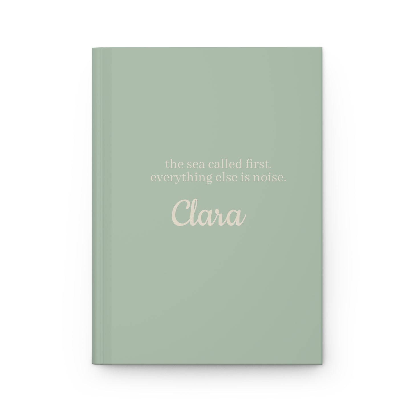 The Sea Called First Personalised Journal, Ocean Lover Gift,  Thalassophile Notebook, Custom Name Journal, Coastal Women's Gift