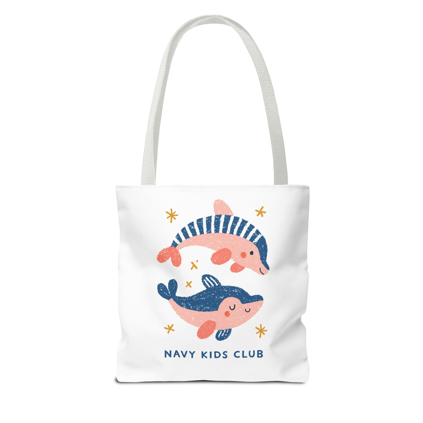 Kids Earn Their Dolphins Too — Tote Bag Navy Kids Club | Nautical heritage gift | Submariner family apparel