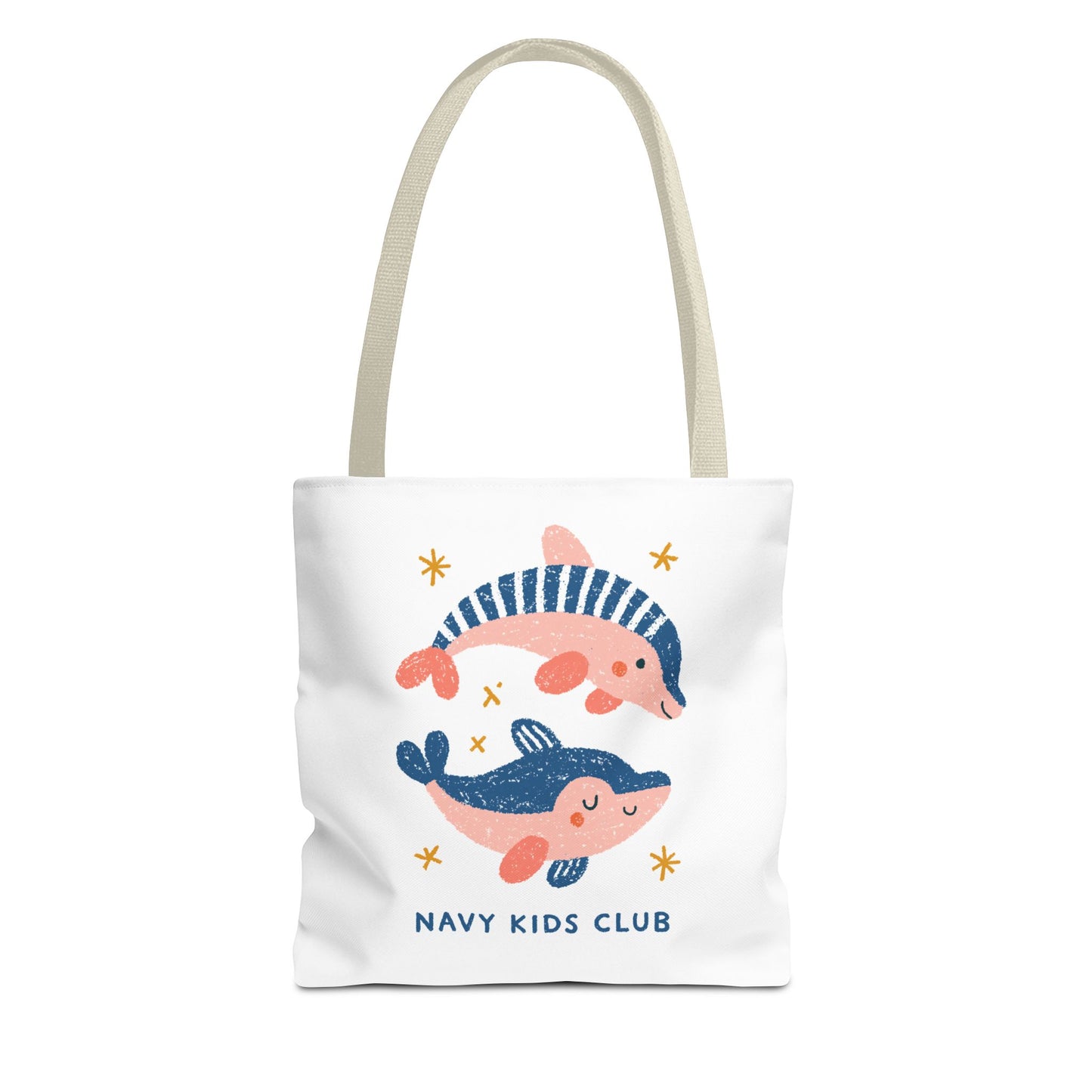 Kids Earn Their Dolphins Too — Tote Bag Navy Kids Club | Nautical heritage gift | Submariner family apparel