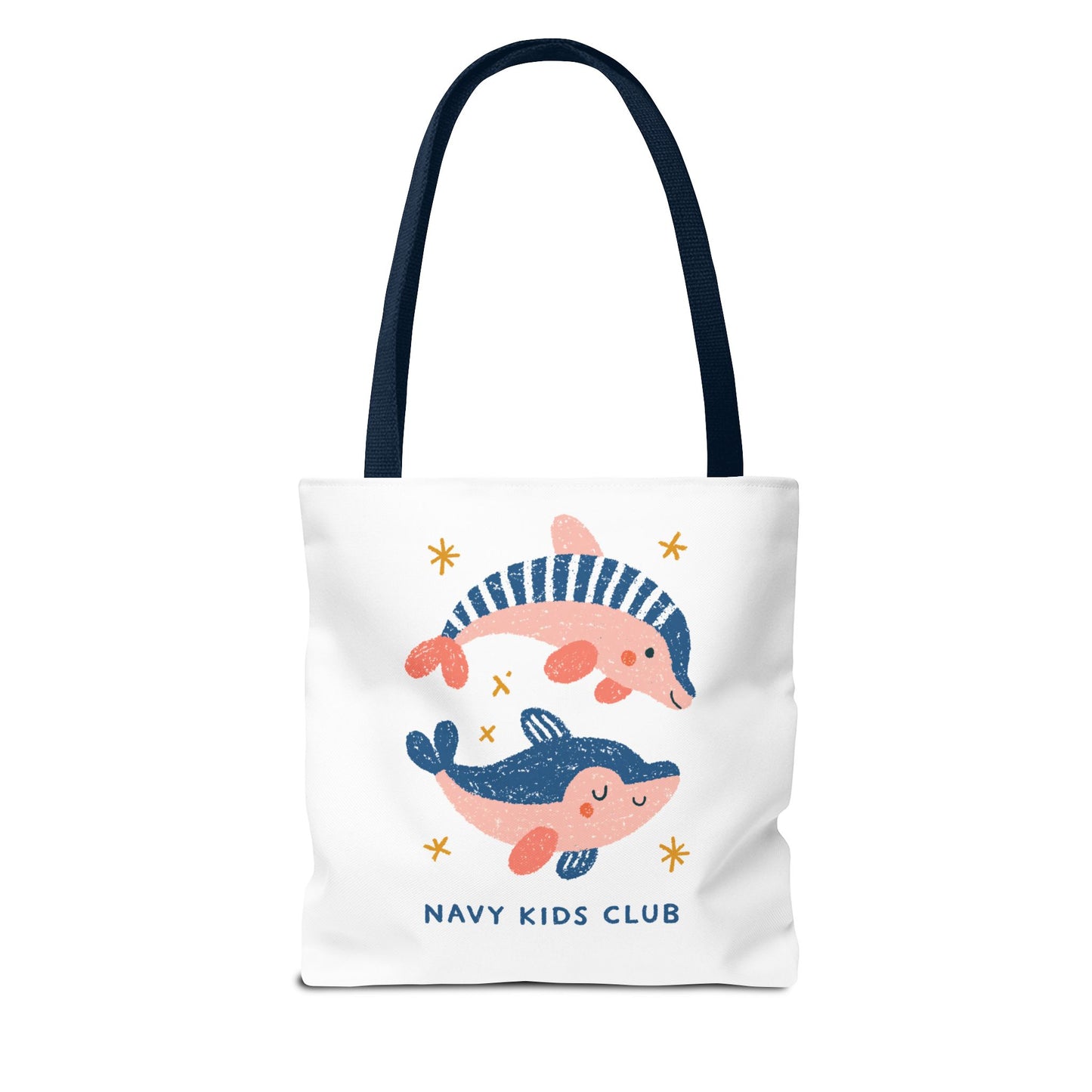 Kids Earn Their Dolphins Too — Tote Bag Navy Kids Club | Nautical heritage gift | Submariner family apparel